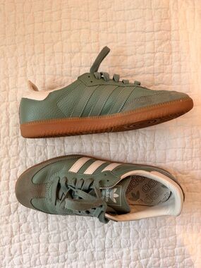 Green Adidas Samba